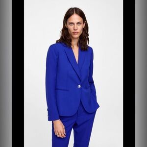 Zara Women's Vibrant Blue Suit